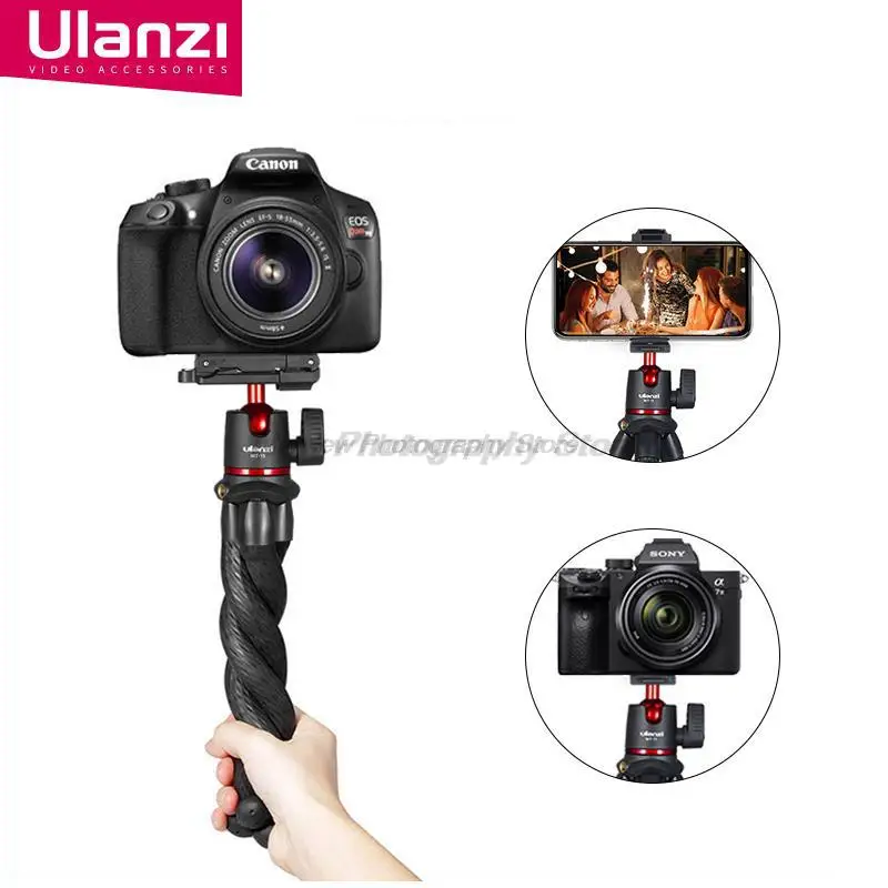 

Гибкий штатив-Осьминог Ulanzi для смартфонов, DSLR, SLR, Vlog