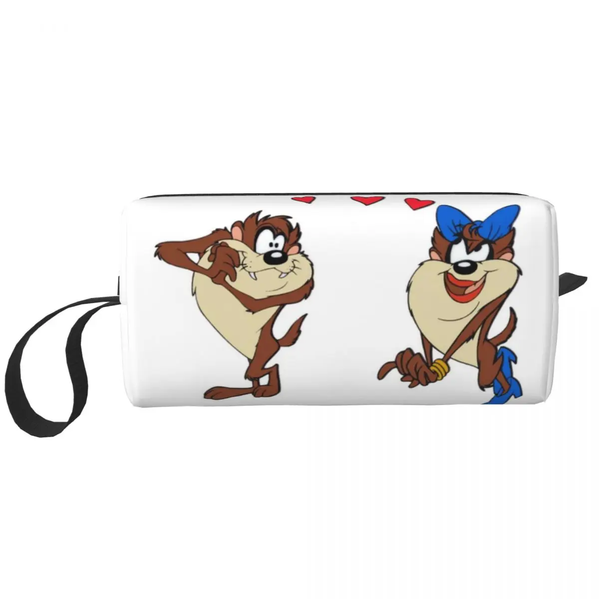 

Tasmanian Devil Makeup Bag Women Travel Cosmetic Organizer Cute Taz Cartoon Comic Storage Toiletry Bags Dopp Kit Box Case