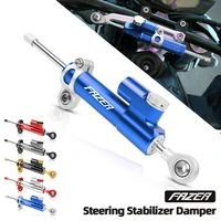 motorcycle adjustable steering stabilize damper safety control bracket mounting for yamaha fazer 2001 2005 with fazer 2002 2003