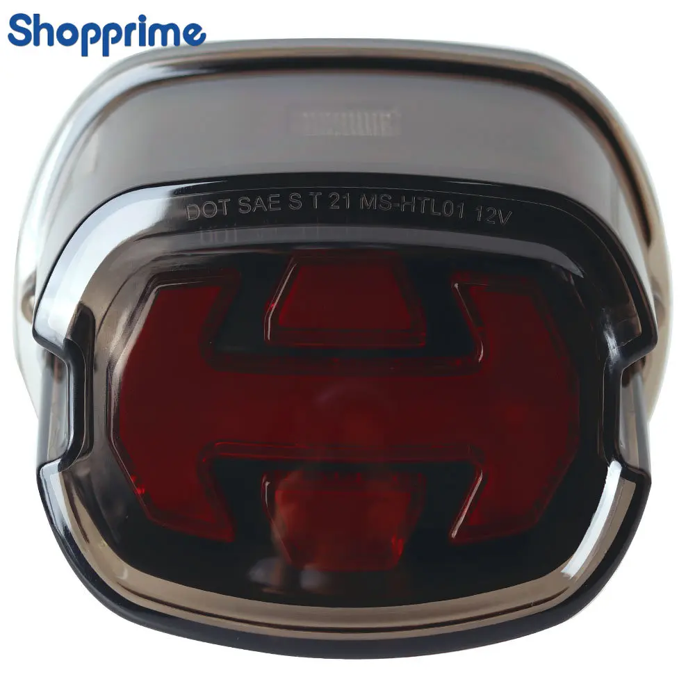 

Motorcycle Smoke LED Brake Tail Light For Harley FXST, FXSTS, FXSTB, and FXSTC 2003-later Turn Signals Taillights