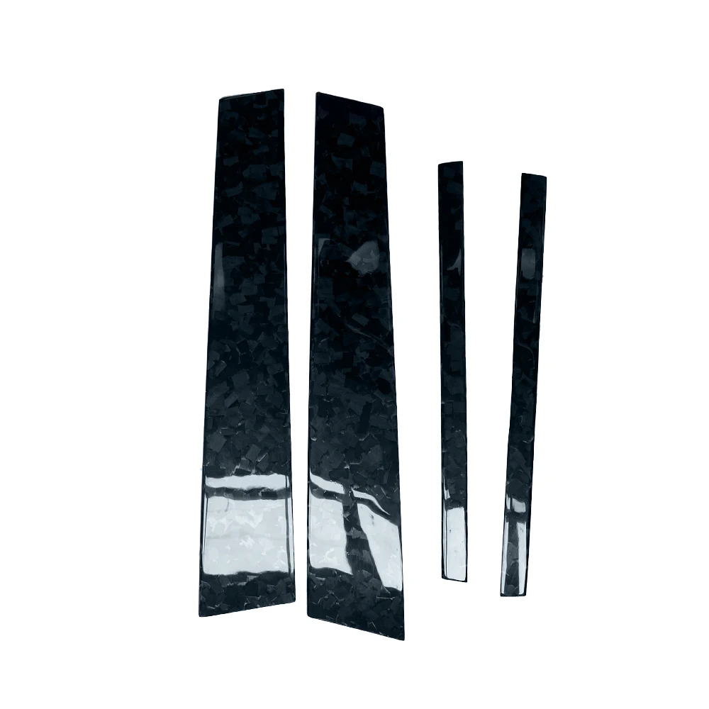 Кованая карбоновая оконная стойка для Infiniti Q50 Q50S настоящие сухие карбоновые