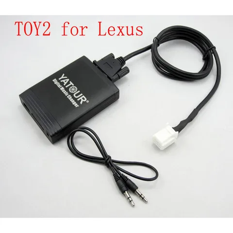 Цифровой музыкальный переходник Yatour для Lexus ES300 IS200 LS430 LX470 SC430 RX300 RX400h 04-11, автомобильная стереосистема USB SD MP3 Bluetooth адаптер