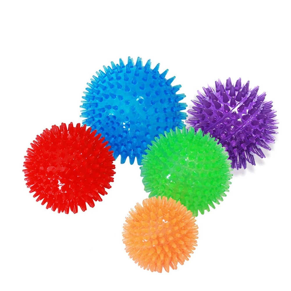 

Игрушки для домашних животных, собак, кошек, щенков, звуковая игрушка, мяч для чистки зубов в горошек, тренировочная игрушка для домашних жив...