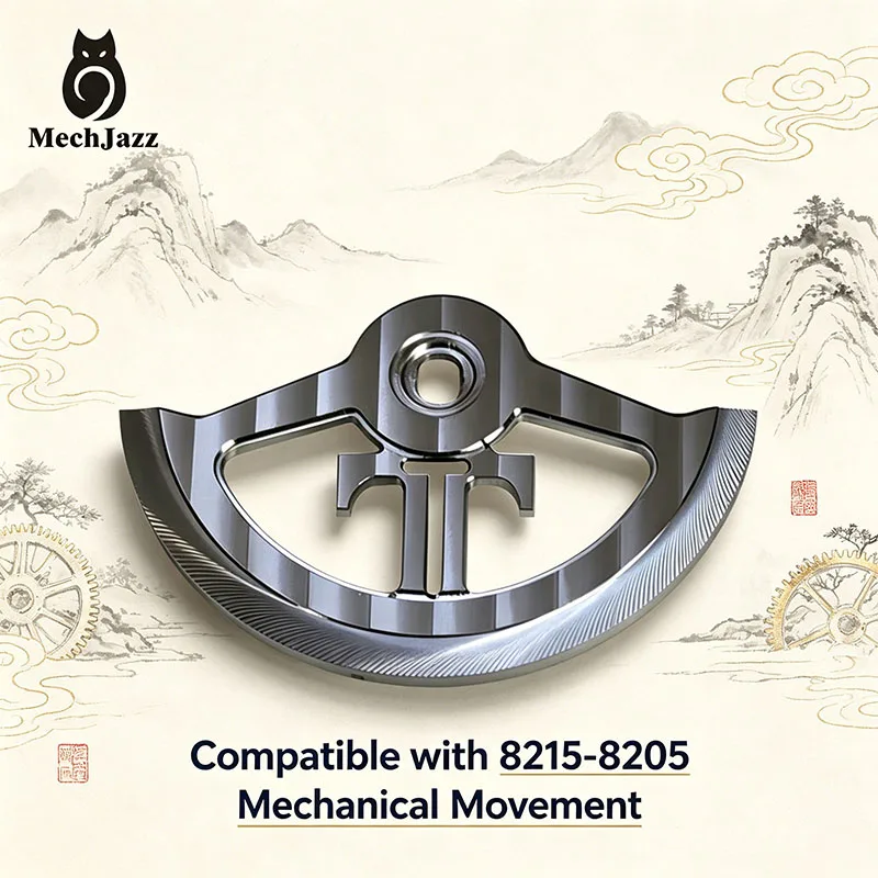 Фото Т-образный осциллирующий ротор MechJazz, совместимый с механизмом Miyota 8215/8205, запасные части для часов №2