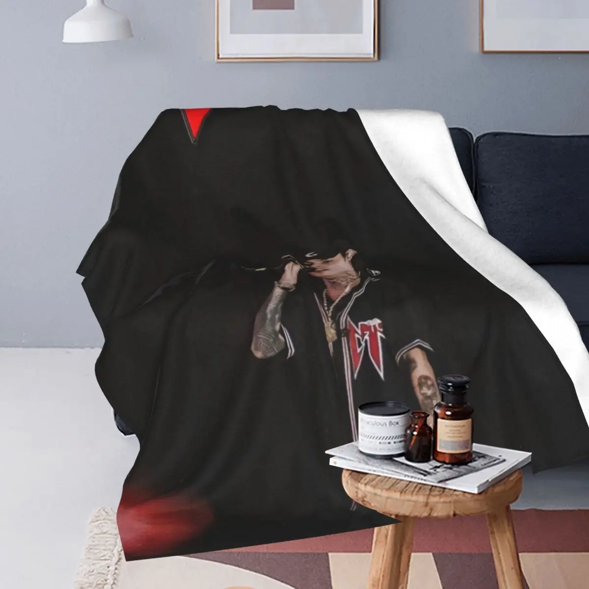 Супермягкое покрывало для кемпинга N-Natanael Canos плед музыкальный певец Фланелевое