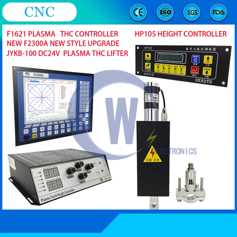 Новый комплект плазменного контроллера F2300a THC обновленный 2-осевой системы ЧПУ