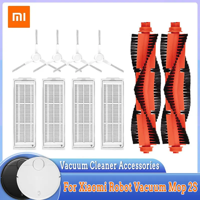 

For Xiaomi Robot Vacuum Mop 2S XMSTJQR2S Mijia Vacuum Cleaner Accessories Hepa Filter Mop Cloths Main Side Brush Spare Parts