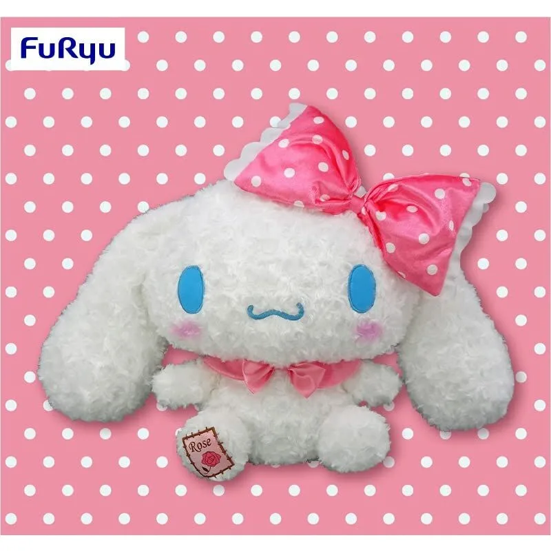 

Genuine Stock Sanrio Cinnamoroll Rose Plush 40cm Large Doll Trend Doll Birthday Gift