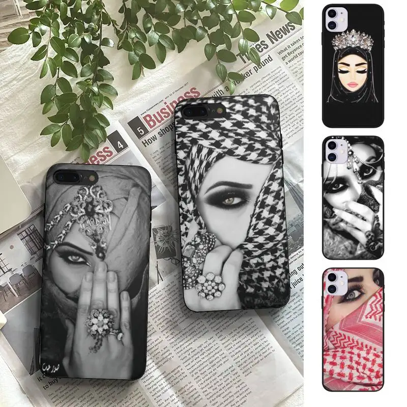 

Muslim Islamic Girl Eyes Phone Case fundas shell cover for Xiaomi 8 9 note10 for Redmi 8 note9 4G