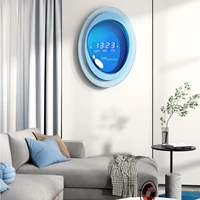 large led digital watch wall minimalist home watch home design silent perpetual calendar watch for bedroom horloge murale