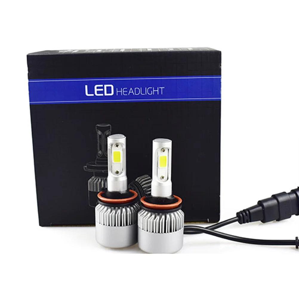 

2 Pcs Light Bulbs Head Light Replacement Low Beam Headlight Bulb Far Beam LED Angel Eyes High Beam Headlight Bulb LED Headlights