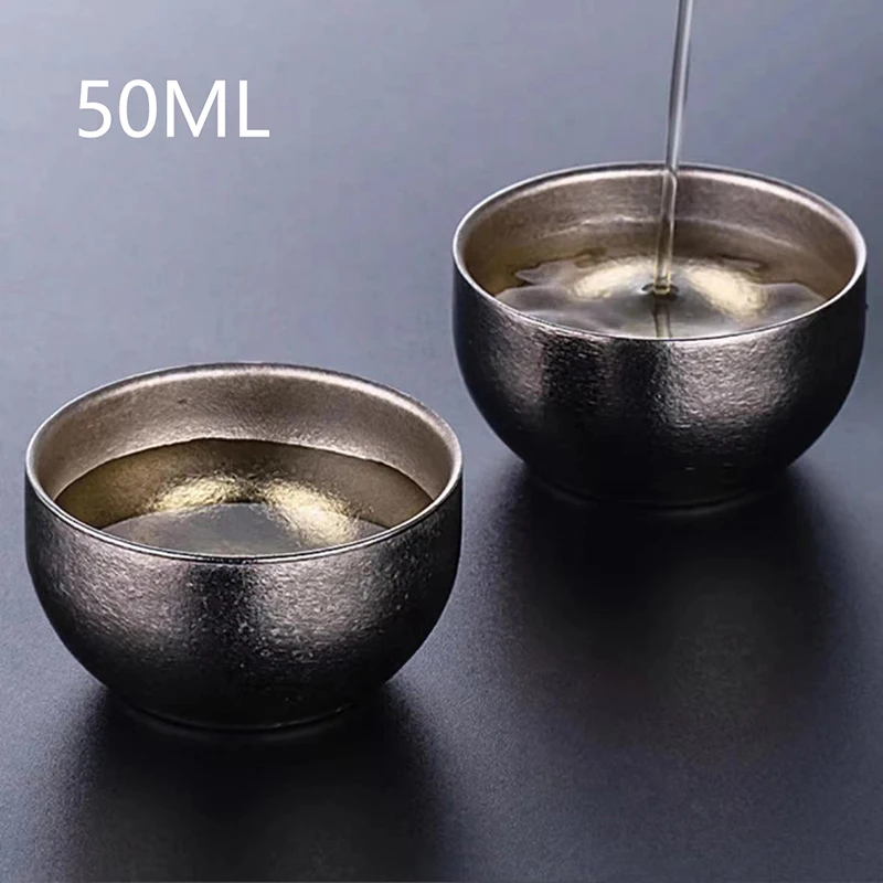 Кружки для послеобеденного чая двухслойные кружки питья пивного сока титановые