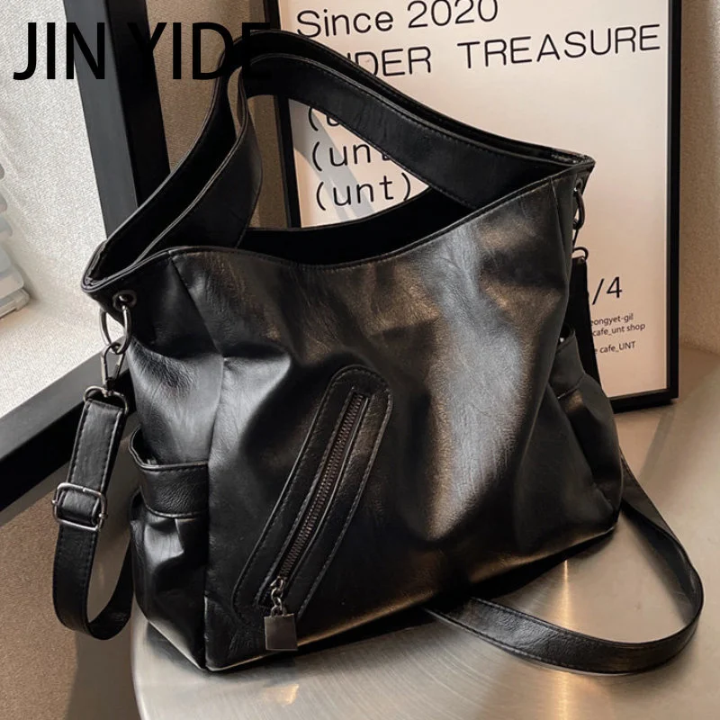 

Большие боковые сумки на плечо для женщин, коллекция 2023 года, вместительная сумка через плечо, женские зимние трендовые простые дизайнерские сумки, сумки
