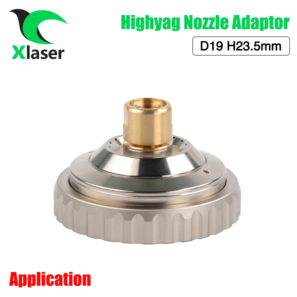 XLaser 10 шт./лот адаптер для насадок Highyag D19 H23.5 держатель медь станков лазерной резки