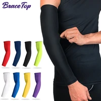 bracetop 1 pc sports cooling arm sleeves for men women outdoor uv protection sleeves for basketball football volleyball cycling