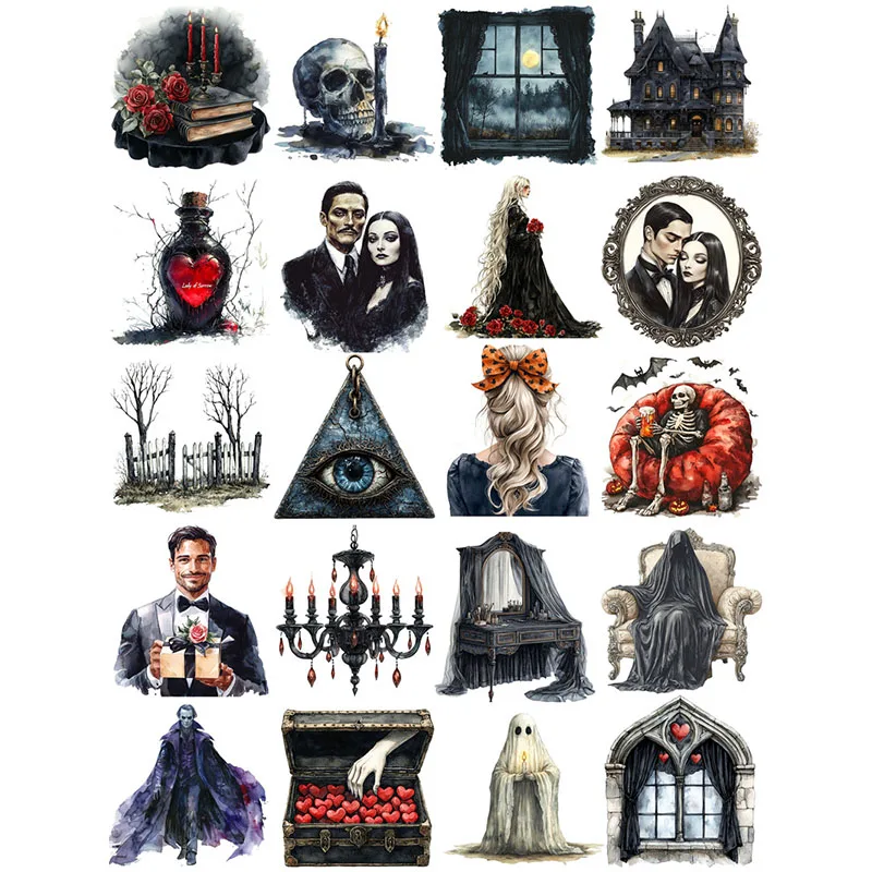 

Готические наклейки TIAMECH 20 шт.