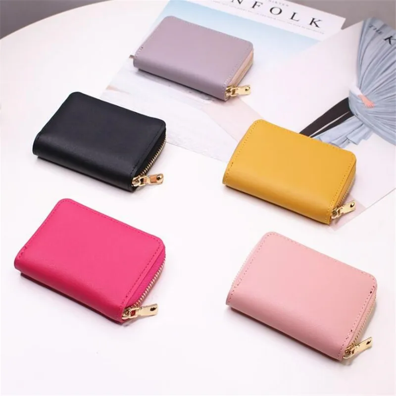 Женский/мужской держатель для визиток кошелек чехол