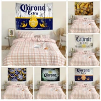 corona extra beer printed large wall tapestry art science fiction room home decor wall art decor