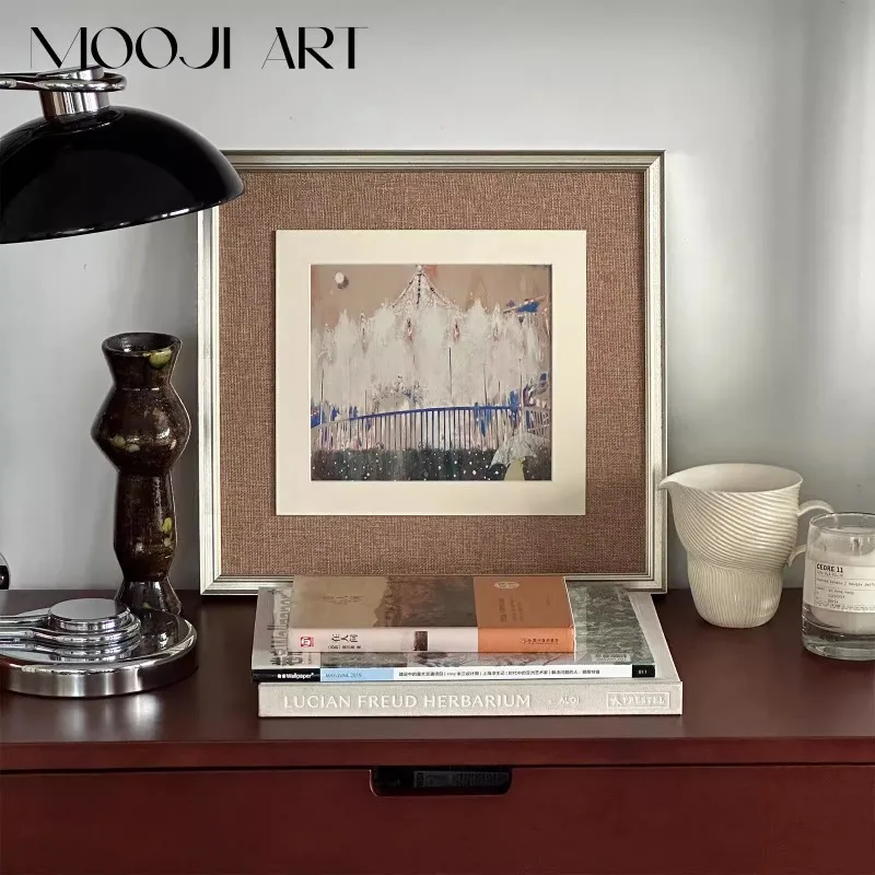 Muji современное средневековое нишевое искусство декоративная живопись спальня