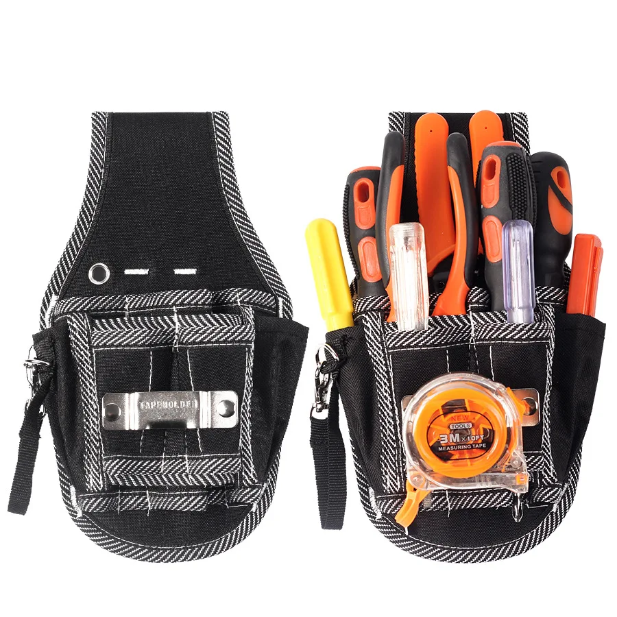 

9 In 1 Nylon Fabric Tool Belt Screwdriver Utility Kit Holder Tool Bag Pocket Pouch Bag Electrician Waist Pocket Pouch Bag