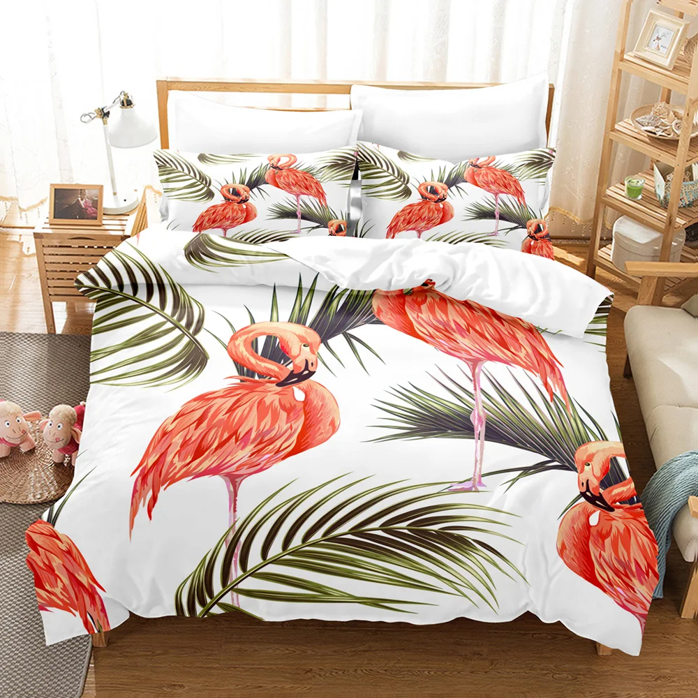 

Twin Full Queen King Size Flamingo ed Set Aldult Kid Bedroom Duvetcover Sets 3D Print Animal 032 Firebird Bedding Set Single