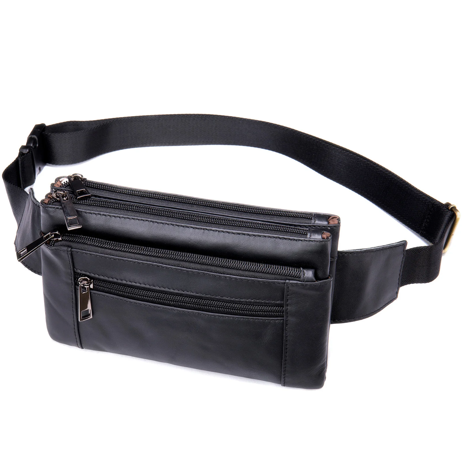 

Messenger Cowhide Cross Desgin Body Bag Man Phone Brand Mens High Leather Multifunctional For Chest Men's Bag Quality