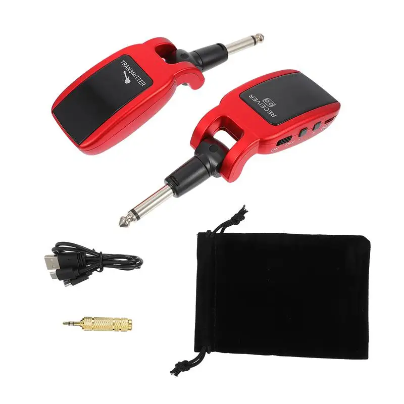 

2 Pcs 1 Set Boxed Mini Electric Guitar Electric Organ Transmitter Receiver