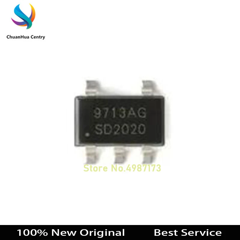 5 шт./лот 100% оригинал AUR9713AGH SOT23 в наличии
