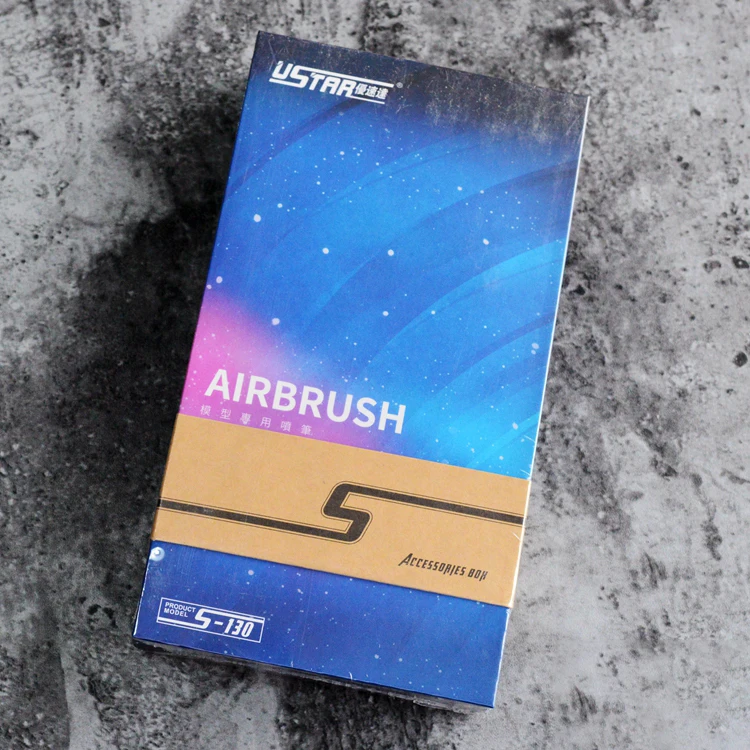 Ustar S-130 0 3 мм аэрограф-спрей ручка двойного действия для масштабной модели танка