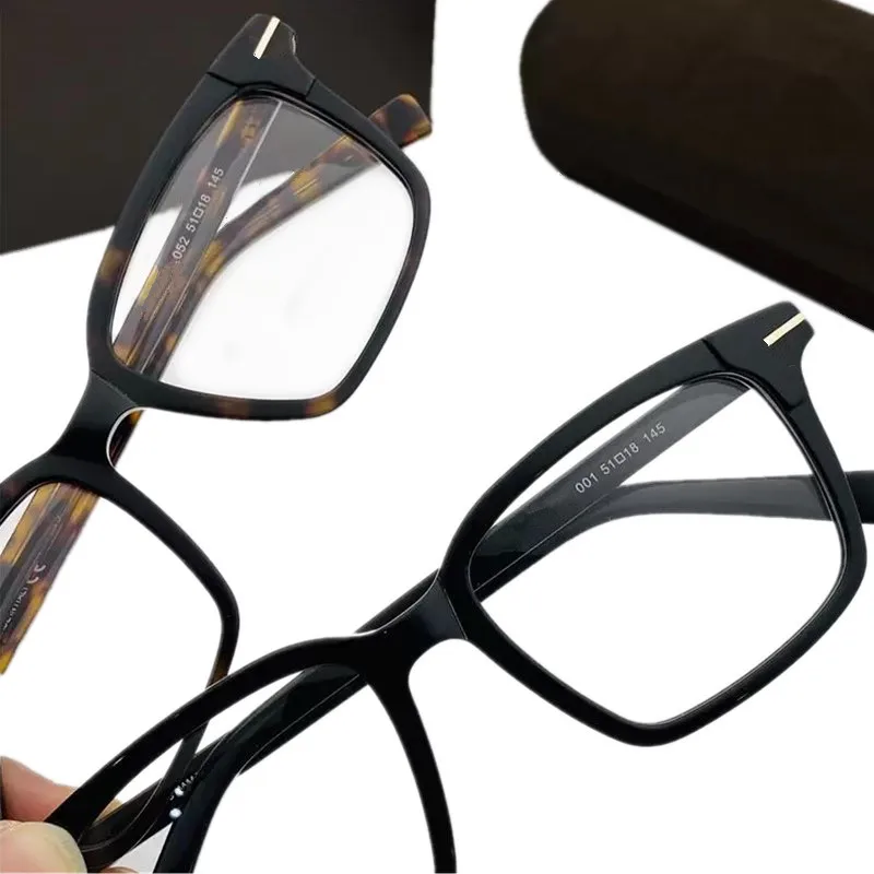 

Concise&Norble 661-B Men Frame for Glasses No Resin Lens Noriginl Case51-18-145 Square Acetates Prescription Goggles Fullrim