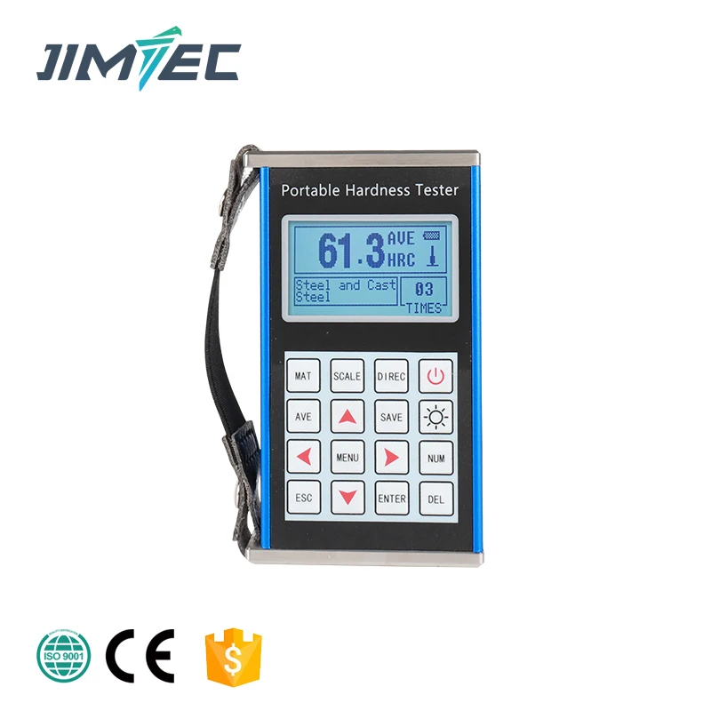Фото Портативный цифровой твердомер JIMTEC JITAI7101 для измерения твердости металлов по шкалам HL, HRA, HRB, HRC, HB, HS, HV, Brinell №2
