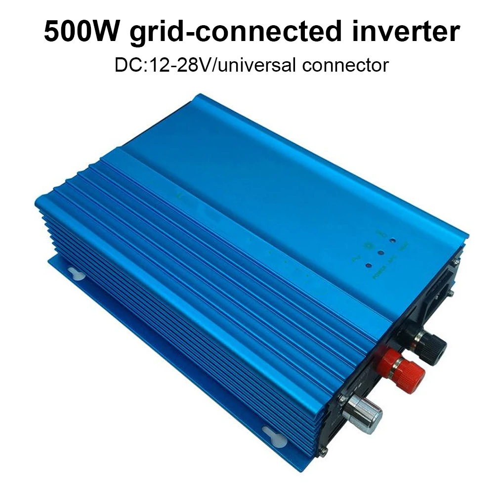 Household 500W Grid-Tied  with Indicator Light Anti-Rust s for 12V Batteries and Solar Panels