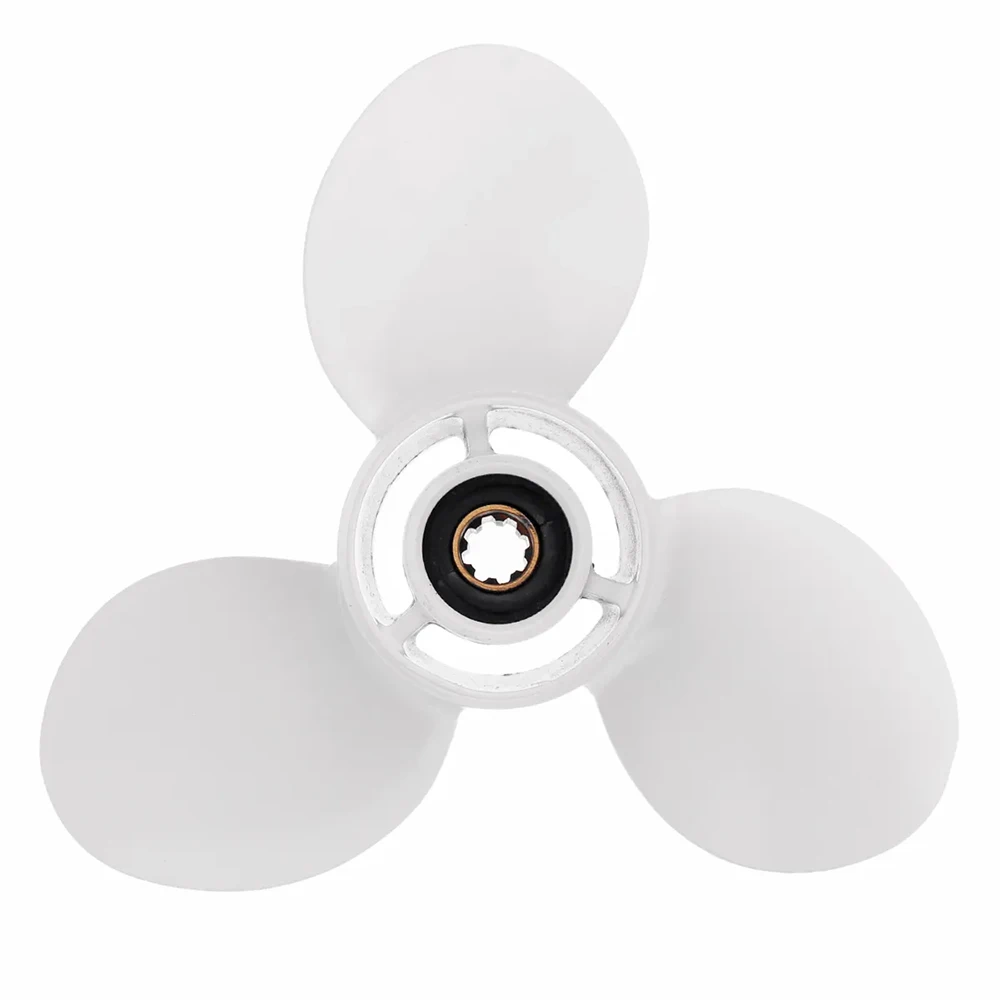 Пропеллер 9 1/4x10 1/2 683-45943-00-EL для подвесных двигателей Yamaha л.с. F9 15 F15C F15 F20 алюминий 8