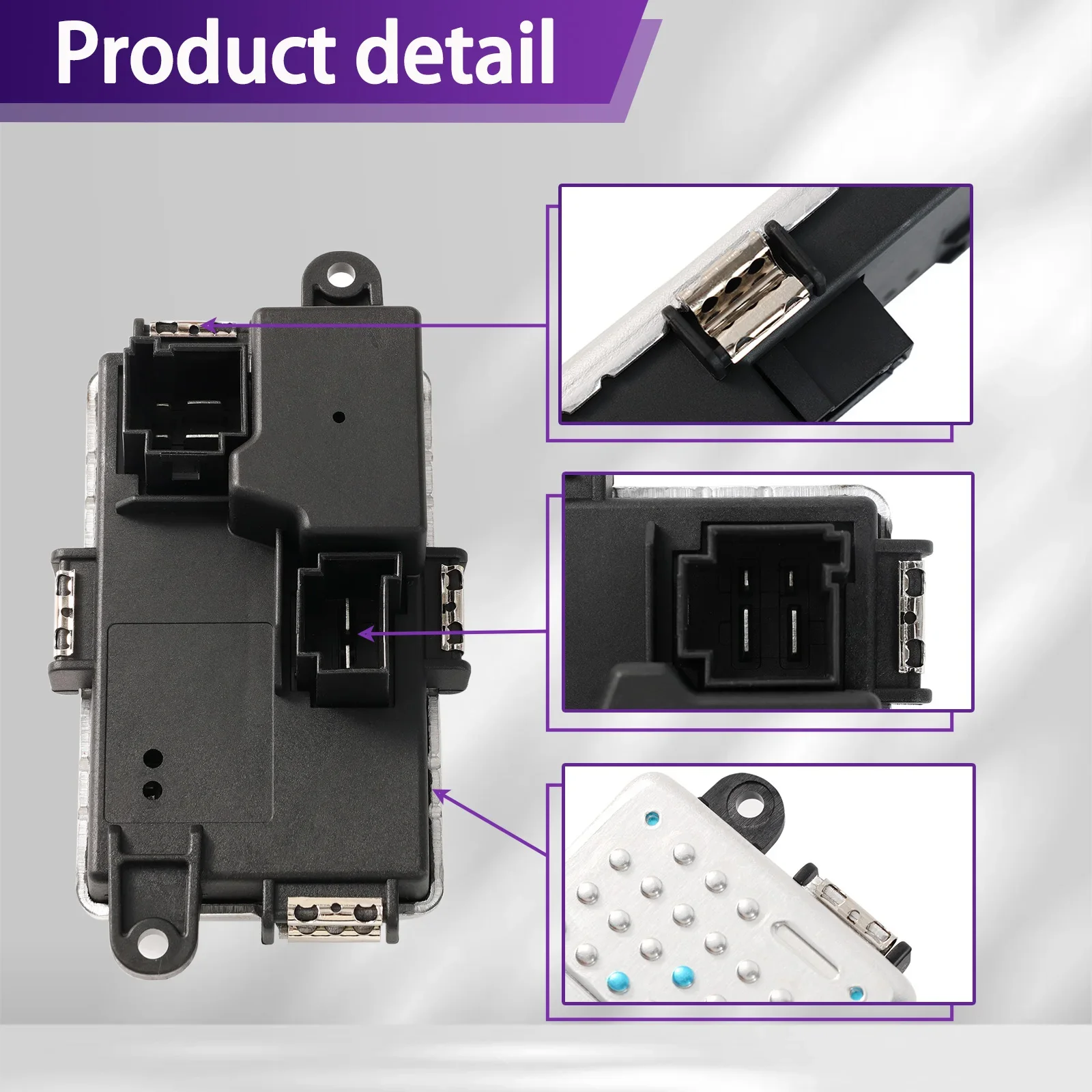 Резистор вентилятора отопителя для Mercedes-Benz C-Class W204 S204 CLS C218 X218 E-Class W212 A207 S212 973-107 A