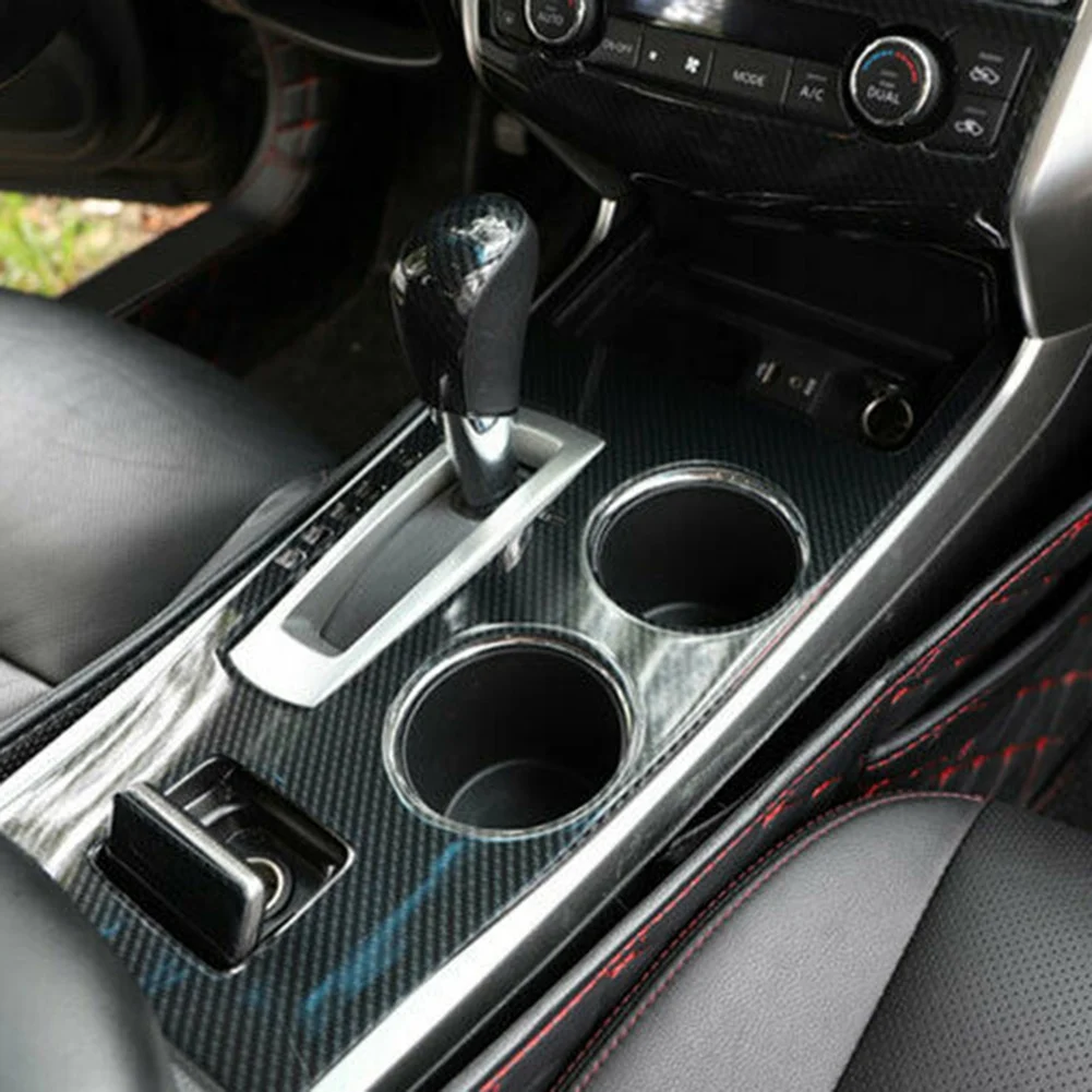 Центральная консоль из углеродного волокна ручка переключения передач накладка