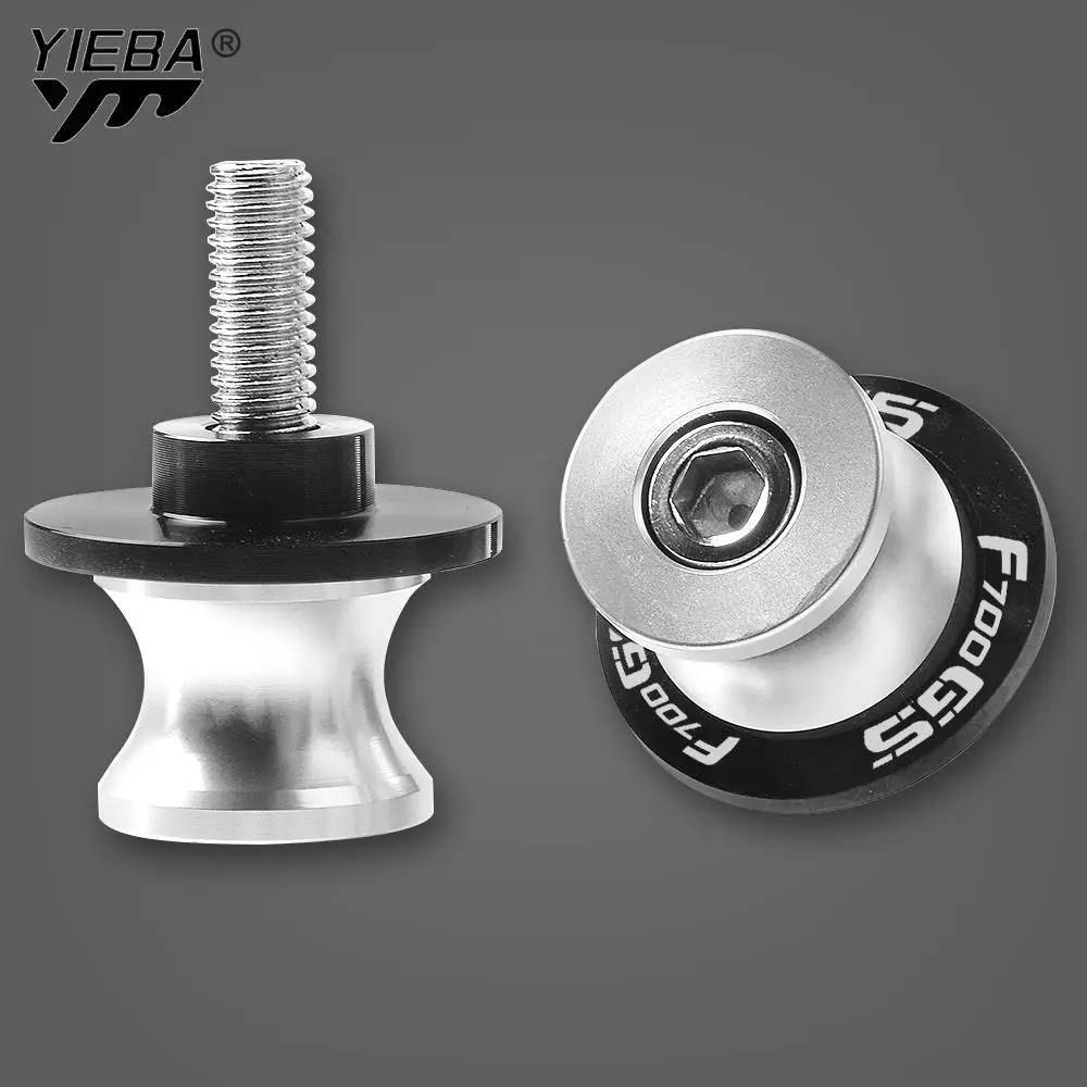 

SwingarmSliders Motorcycle Spool Stand Screws 8MM Aluminum For BMW F700GS F700 GS F 700GS 2013 2014 2015 2016