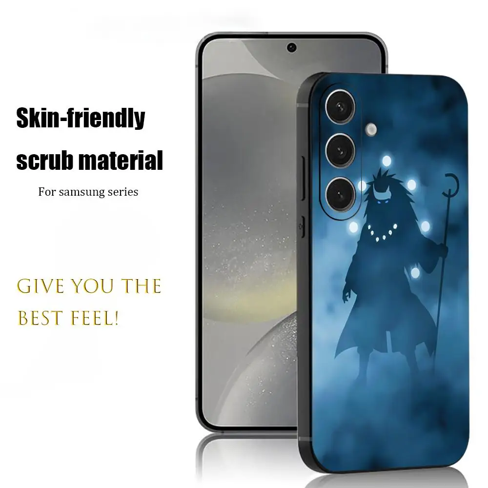 Чехол для телефона Ninja M-Ma-dara U-Uchi-haclan Samsung Galaxy S25 S24 S23 S22 S21 S20 Plus Ultra Note20 мягкий черный