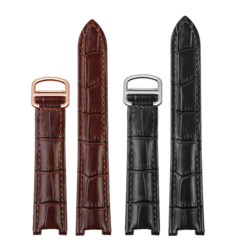 Ремешок из коровьей кожи для Cartier Pasha Special Notch, ремешок для часов для мужчин и женщин, воловья кожа 20x12 мм, 18x10 мм, браслет, шатун (art.: 3920ccf384690) - 3920ccf384690