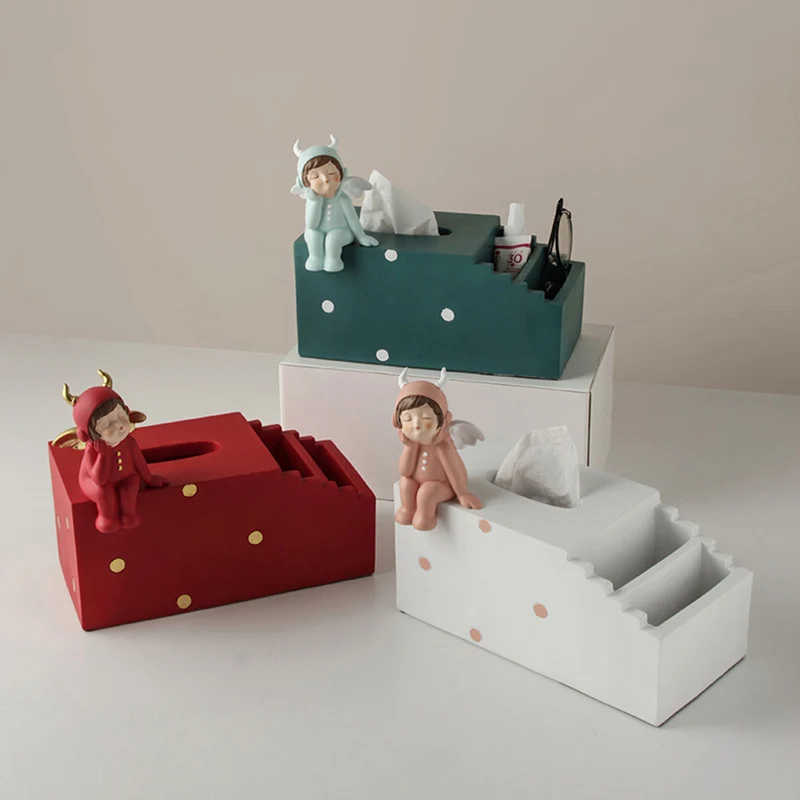 

Napkin Box коробка для салфеток Light Luxury Style Creative Multifunctional Livingroom Household Storage Boxes Hogar Inteligente