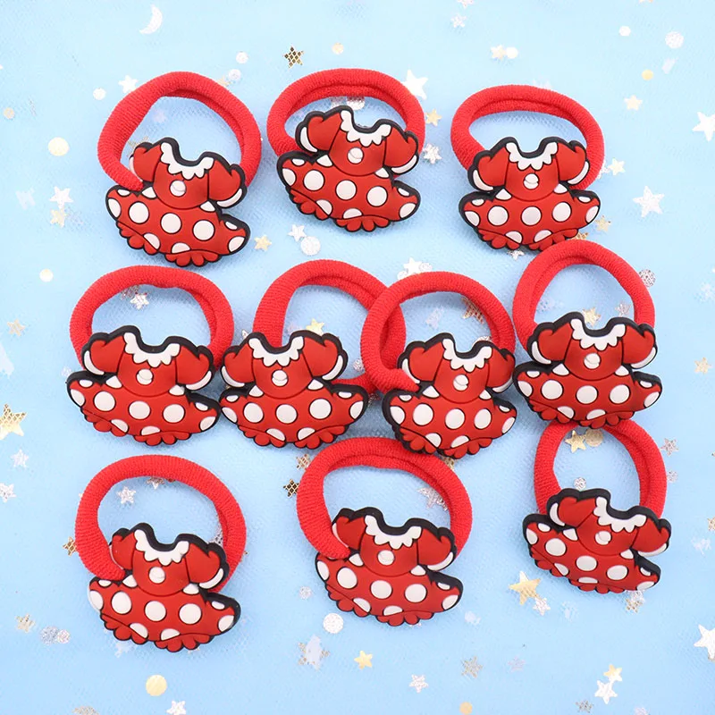 

2 шт./комплект, Детские эластичные ленты для волос в горошек