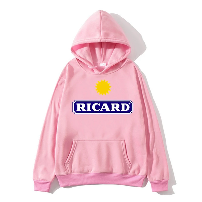 

Hot Sellers Men's Hoodies New Spring Autumn Casual Hoodies Sweatshirts Ricard Men's Top Solid Color Hoodies Sweatshirt Male