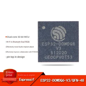 Original genuine ESP32-D0WDQ6-V3 QFN-48 dual-core Wi-Fi & Bluetooth MCU wireless transceiver chip