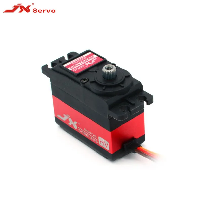 Сервопривод JX, металлическая передача, высокая точность, без сердечника, стандартные большие цифровые сервоприводы напряжения для радиоуправляемых автомобилей, Аксессуары для автомобилей