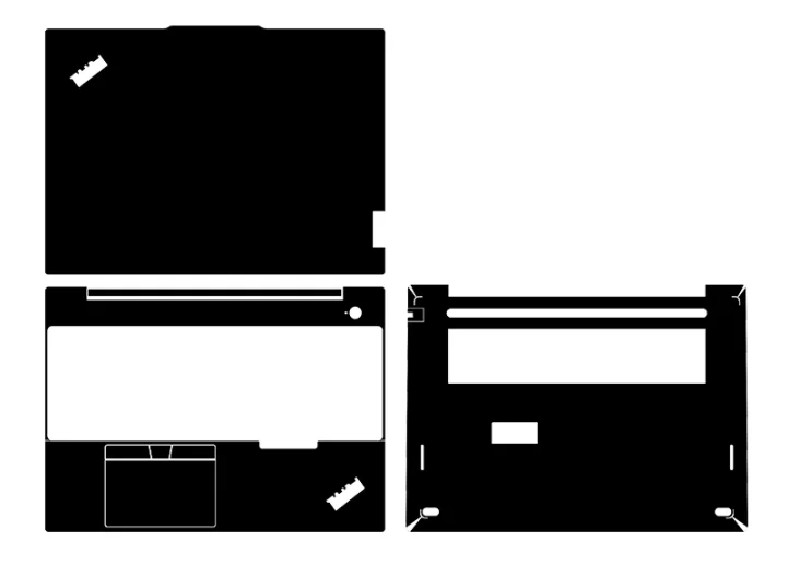 Предварительно отрезанный 1xtop + 1xpalmrest 1x Нижняя Обложка виниловых наклеек для 2023