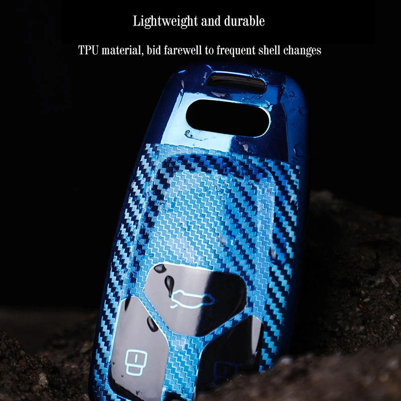 

Чехол для автомобильного ключа из ТПУ, чехол для Audi A6, A5, Q7, S4, S5, A4, B9, A4L, 4M, TT, TTS, TFSI, RS, 8S, 8W, автомобильные аксессуары