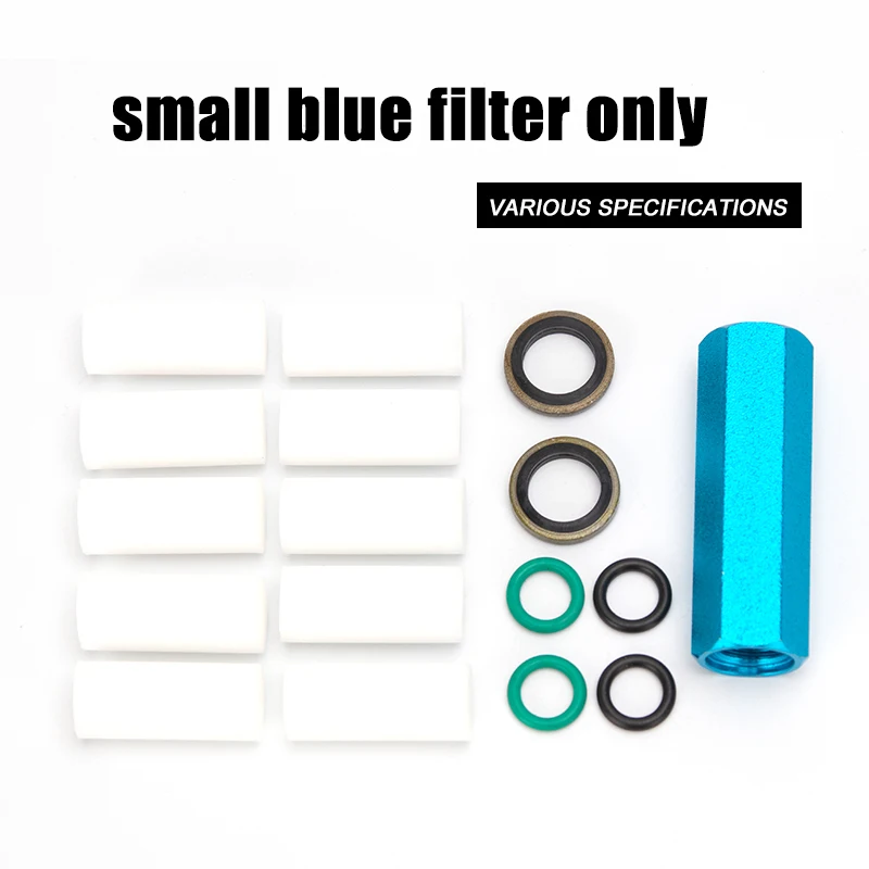 

Фильтр ручного насоса высокого давления, маленький красный, синий, золотой, сепаратор воды и масла, фильтрация воздуха, 30 МПа, 4500 фунтов на квадратный дюйм, резьба M10x1