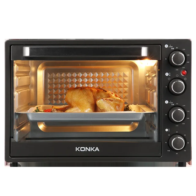 220V 40L Electric Oven Multifunctional Big Capacity Pizza Bread Toaster Barbecue Cake Baking Oven Breakfast Machine Four Layers 2