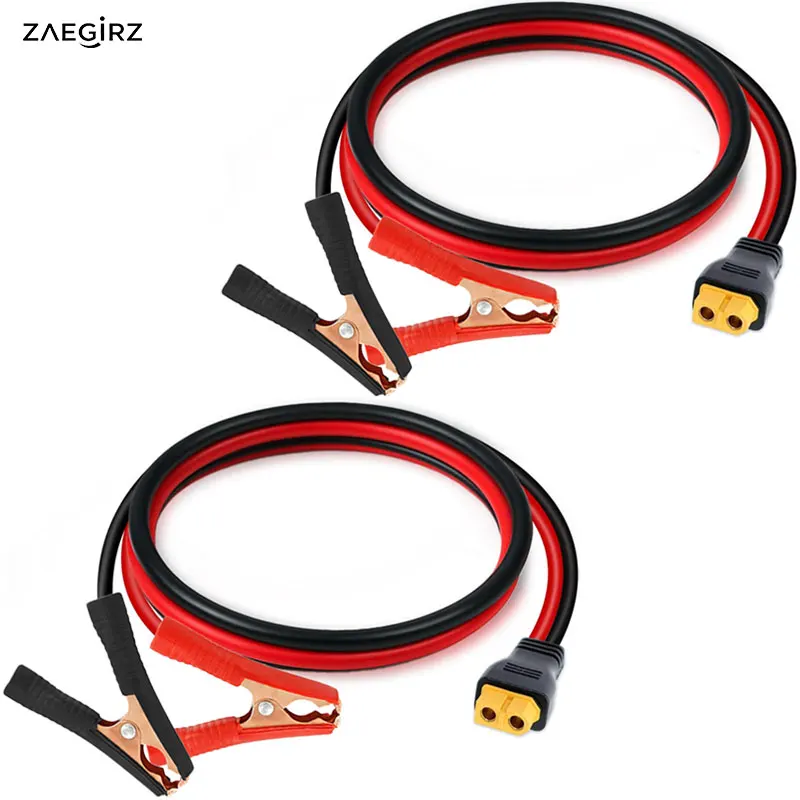 Фото Кабель 12AWG XT60 (гнездо) - зажимы типа «крокодил» для ALLPOWERS, EcoFlow, Anker, Bluetti, Fossibot, Oukitel и др. Портативная электростанция. №1