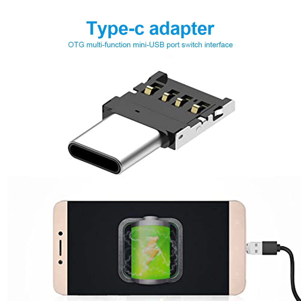 

Type-c Adapter OTG Multi-function Converter Micro-transfer Interface For Macbook Xiaomi Samsung S20 Nexus 5x6p USBC Connector