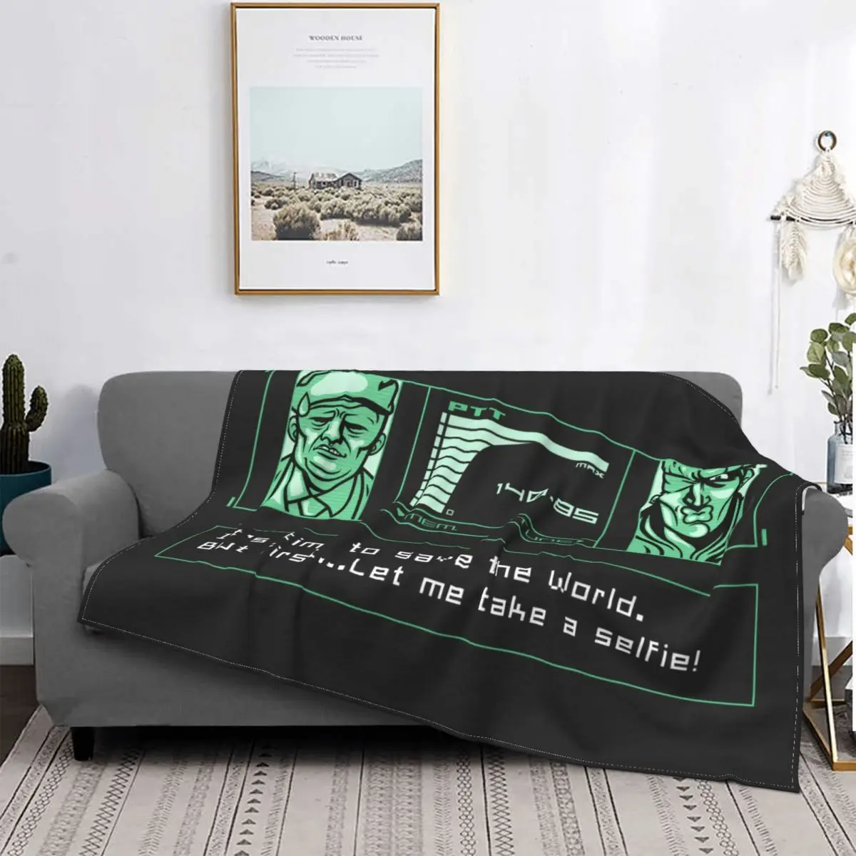 

Одеяло для селфи «Let Me Take A Codec», Фланелевое флисовое теплое одеяло для видеоигр, домашнее покрывало для спальни, дивана